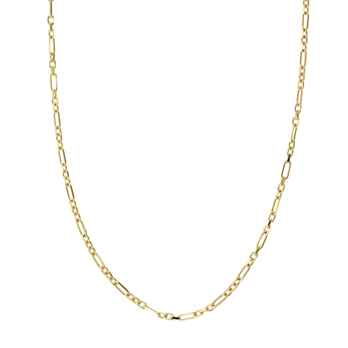 14K Yellow Gold Figaro Chain