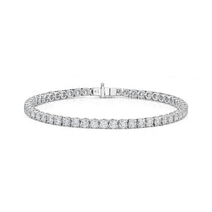 18K White Gold Diamond Tennis Bracelet