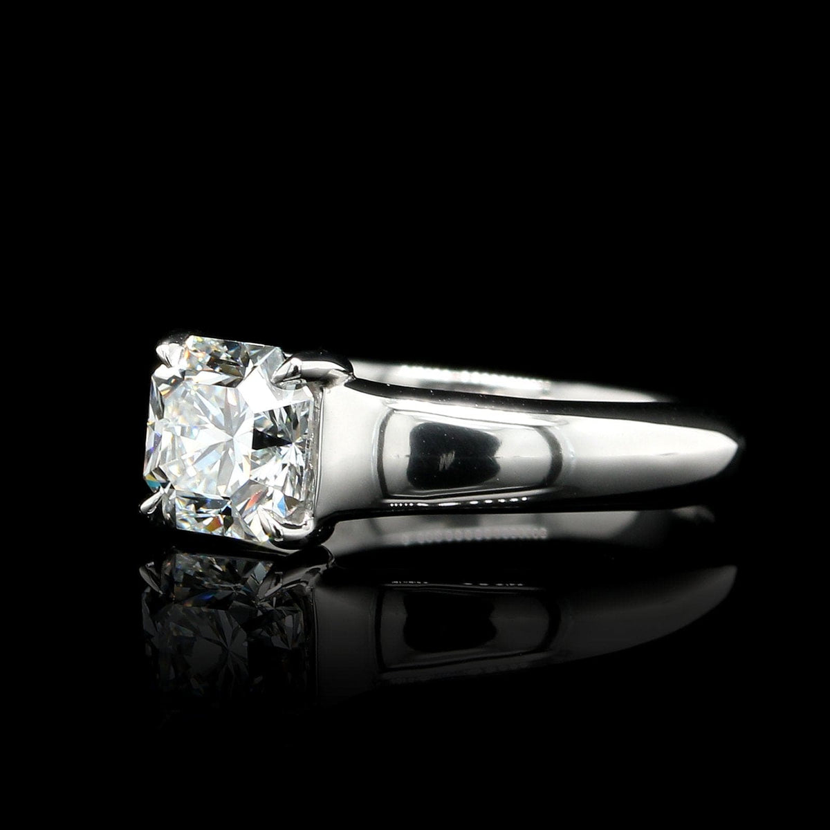 Tiffany & Co. Platinum Estate Lucida Diamond Engagement Ring, Platinum, Long's Jewelers