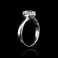 Tiffany & Co. Platinum Estate Lucida Diamond Engagement Ring, Platinum, Long's Jewelers